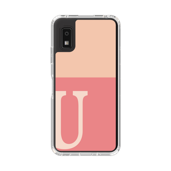 Slim Protection Case［ Original - initial two tone - U pink ］