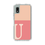 Slim Protection Case［ Original - initial two tone - U pink ］