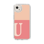 Slim Protection Case［ Original - initial two tone - U pink ］