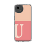 Slim Protection Case［ Original - initial two tone - U pink ］