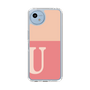 Slim Protection Case［ Original - initial two tone - U pink ］