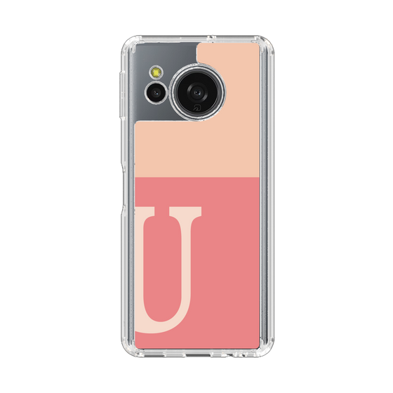 Slim Protection Case［ Original - initial two tone - U pink ］