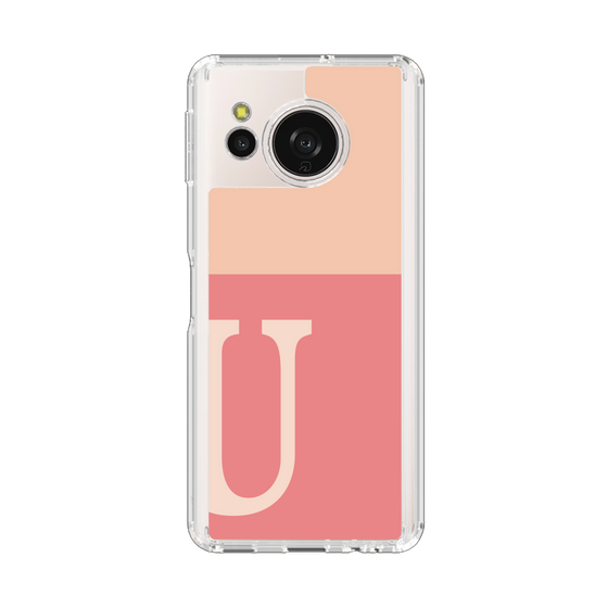 Slim Protection Case［ Original - initial two tone - U pink ］