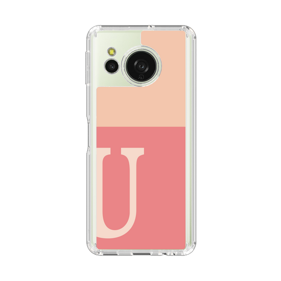Slim Protection Case［ Original - initial two tone - U pink ］
