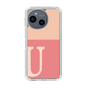 Slim Protection Case［ Original - initial two tone - U pink ］