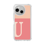 Slim Protection Case［ Original - initial two tone - U pink ］