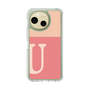 Slim Protection Case［ Original - initial two tone - U pink ］