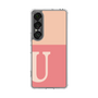 Slim Protection Case［ Original - initial two tone - U pink ］