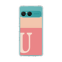 Slim Protection Case［ Original - initial two tone - U pink ］