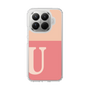 Slim Protection Case［ Original - initial two tone - U pink ］
