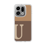 Slim Protection Case［ Original - initial two tone - U brown ］