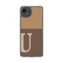 Slim Protection Case［ Original - initial two tone - U brown ］