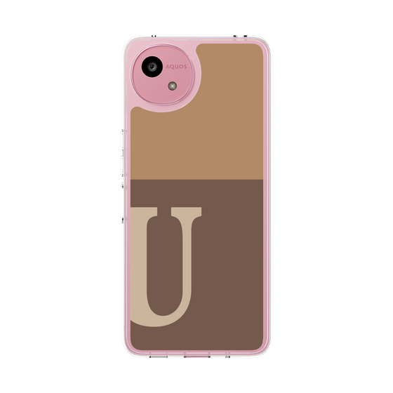 Slim Protection Case［ Original - initial two tone - U brown ］