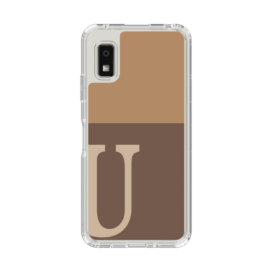 Slim Protection Case［ Original - initial two tone - U brown ］