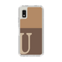 Slim Protection Case［ Original - initial two tone - U brown ］