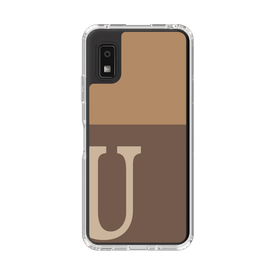 Slim Protection Case［ Original - initial two tone - U brown ］