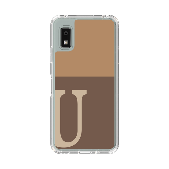Slim Protection Case［ Original - initial two tone - U brown ］