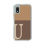 Slim Protection Case［ Original - initial two tone - U brown ］