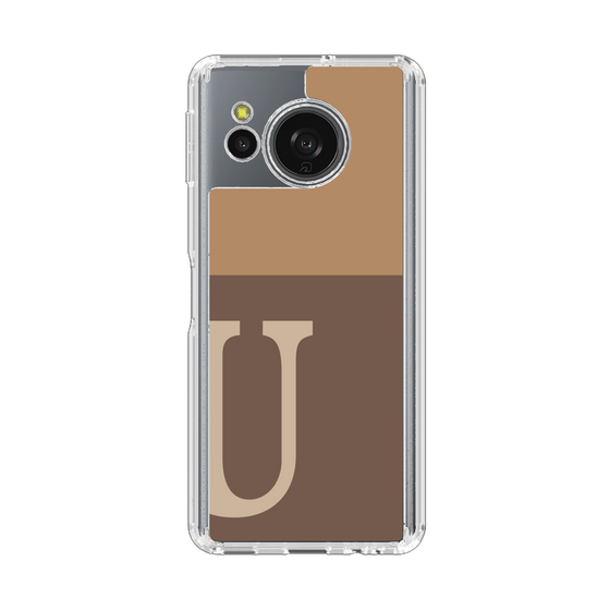 Slim Protection Case［ Original - initial two tone - U brown ］
