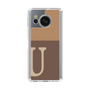 Slim Protection Case［ Original - initial two tone - U brown ］