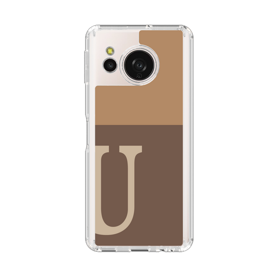 Slim Protection Case［ Original - initial two tone - U brown ］