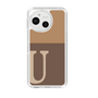 Slim Protection Case［ Original - initial two tone - U brown ］