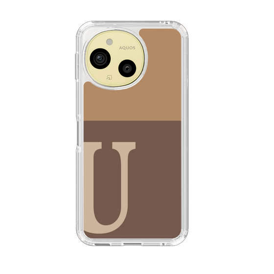 Slim Protection Case［ Original - initial two tone - U brown ］