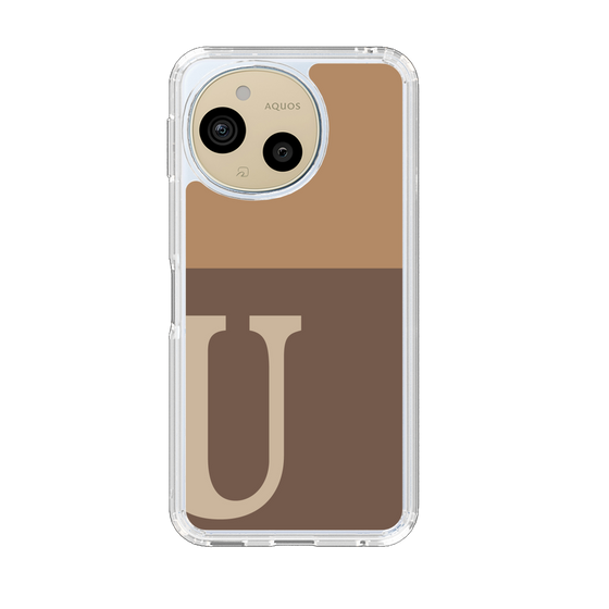 Slim Protection Case［ Original - initial two tone - U brown ］