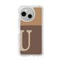 Slim Protection Case［ Original - initial two tone - U brown ］