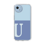 Slim Protection Case［ Original - initial two tone - U blue ］