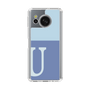 Slim Protection Case［ Original - initial two tone - U blue ］