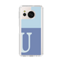 Slim Protection Case［ Original - initial two tone - U blue ］