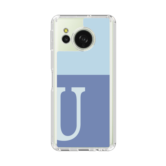 Slim Protection Case［ Original - initial two tone - U blue ］
