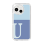 Slim Protection Case［ Original - initial two tone - U blue ］