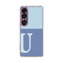 Slim Protection Case［ Original - initial two tone - U blue ］
