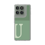 Slim Protection Case［ Original - initial two tone - U green ］