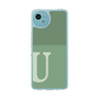Slim Protection Case［ Original - initial two tone - U green ］