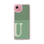 Slim Protection Case［ Original - initial two tone - U green ］