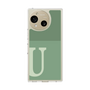Slim Protection Case［ Original - initial two tone - U green ］