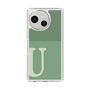 Slim Protection Case［ Original - initial two tone - U green ］