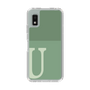 Slim Protection Case［ Original - initial two tone - U green ］