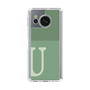 Slim Protection Case［ Original - initial two tone - U green ］