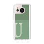 Slim Protection Case［ Original - initial two tone - U green ］