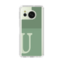 Slim Protection Case［ Original - initial two tone - U green ］