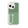 Slim Protection Case［ Original - initial two tone - U green ］