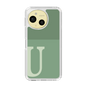 Slim Protection Case［ Original - initial two tone - U green ］