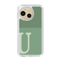 Slim Protection Case［ Original - initial two tone - U green ］