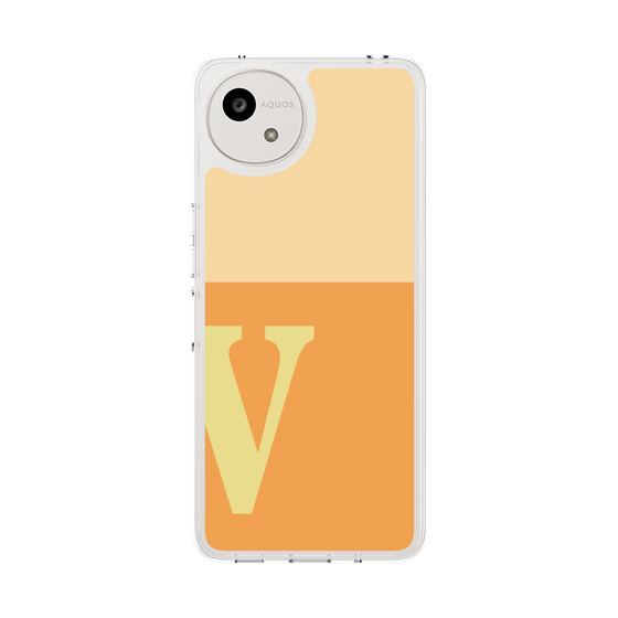 Slim Protection Case［ Original - initial two tone - V orange ］