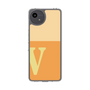 Slim Protection Case［ Original - initial two tone - V orange ］