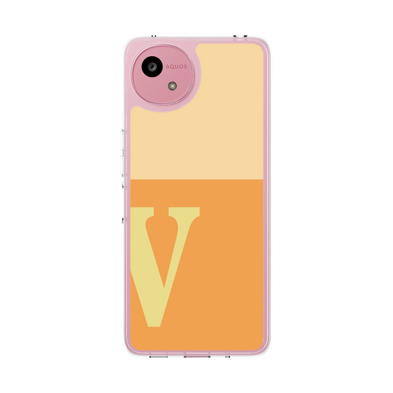 Slim Protection Case［ Original - initial two tone - V orange ］